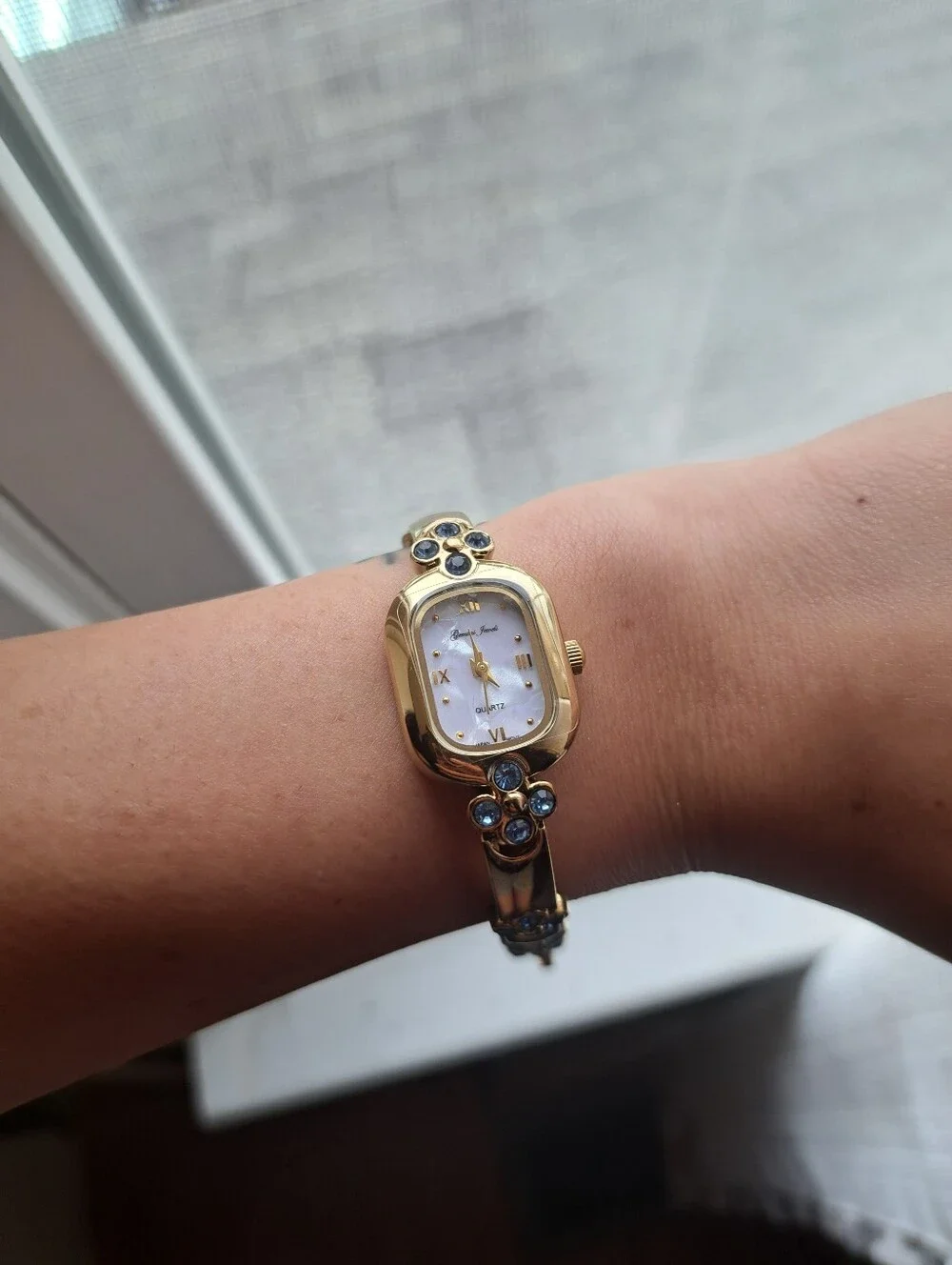 Gemini Jewels Gold-Tone Alice In Wonderland Watch